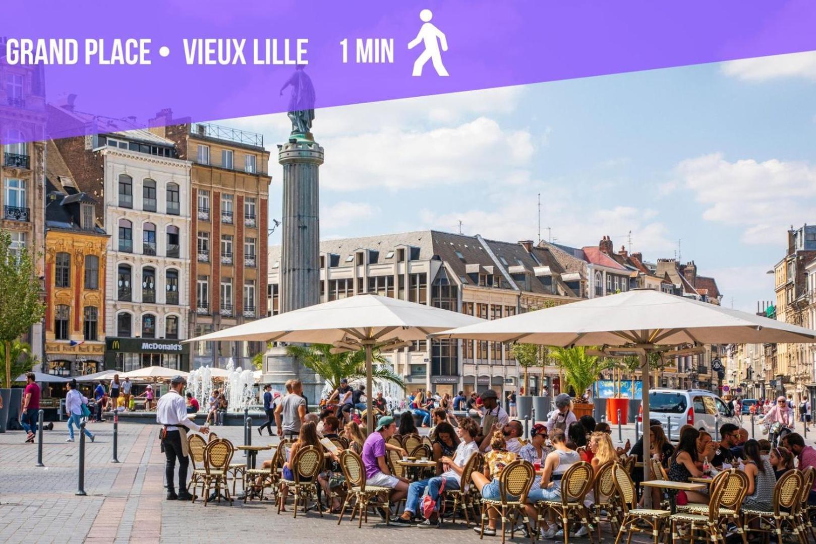 Lille Grand Place - Comfortable For 3 Persアパートメント エクステリア 写真
